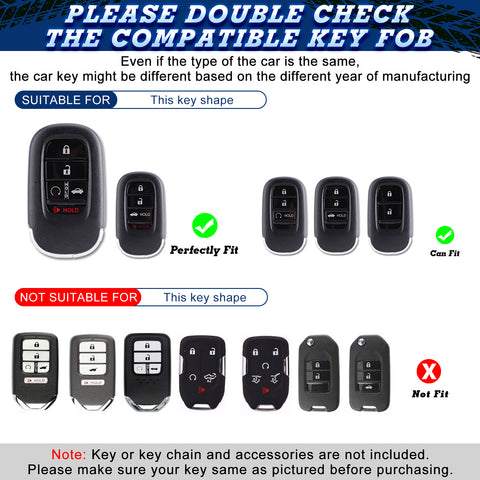 Pink TPU w/Leather Texture Full Protect Remote Key Fob For Honda Accord 2022+