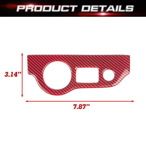 Headlight Switch Button Panel Cover Trim for Challenger 2015-up Charger 2010-up