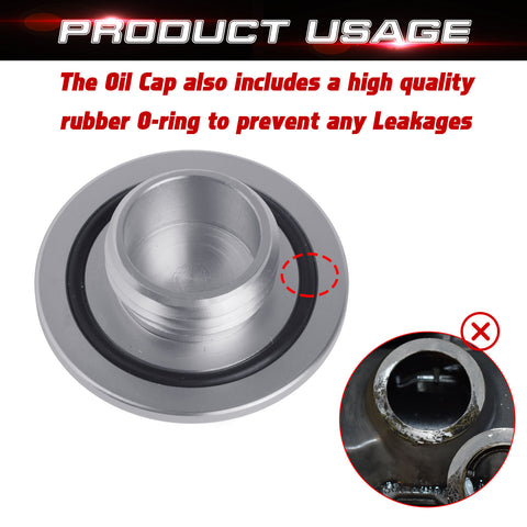 Aluminum Middle Finger Pattern Engine Oil Filler Fuel Filter Tank Cap Cover For Honda Acura