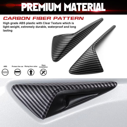 for Tesla Model 3 X S Autopilot Side Marker Turn Signal Cover Trim ABS, Turn Signal Indicator Side Marker Camera Cap Cover