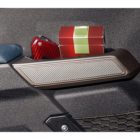 x xotic tech Door Side Handle Storage Box Compatible with Ford Bronco 2021-2025 Interior Accessories, Door Grab Armrest Phone Pocket Insert Organizer Tray Container w/Black Mat
