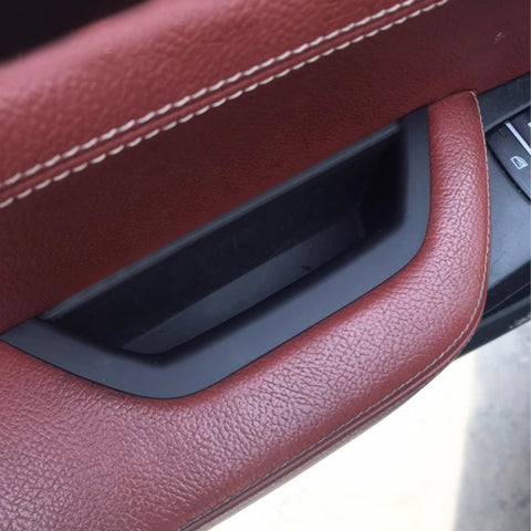 Xotic Tech Car Inner Door Armrest Cover, Front Left Driver Side Door Armrest Handle Pull Trim Storage Container Box Compatible with BMW X3 F25 2010-2016, BMW X4 F26 2014-2017