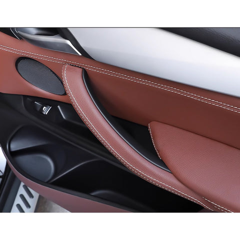 x xotic tech Door Pull Handle Cover Compatible with BMW X5 Series E70/E70 LCI 2008-2013, BMW X6 Series E71/E72 2008-2014, Inner Passenger Right Side Door Handle Protective Cover