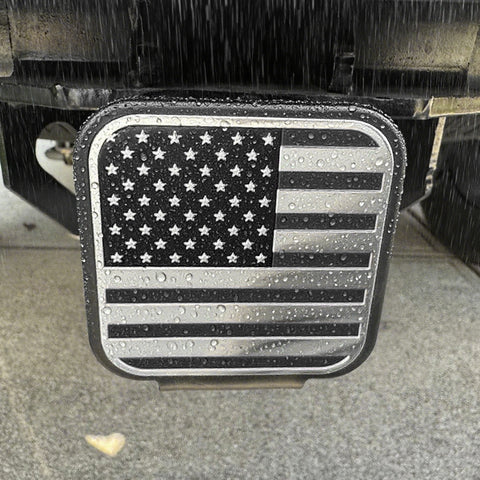x xotic tech 2 Inch Universal American Flag Tow Hitch Covers, Trailer Hitch Cover Tube Plug Insert, Car Exterior Accessories, Receiver Tube Hitch Plug