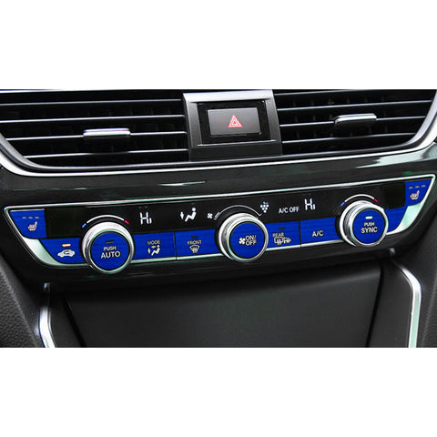 Red Aluminum Center Console Dashboard Switch Cover Trim For Honda Accord 2018-21