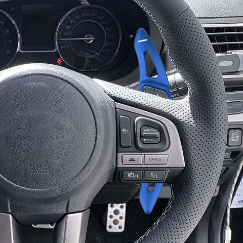 Red Aluminum Paddle Shifter Extension For Subaru Forester Outback Legacy 2012-up