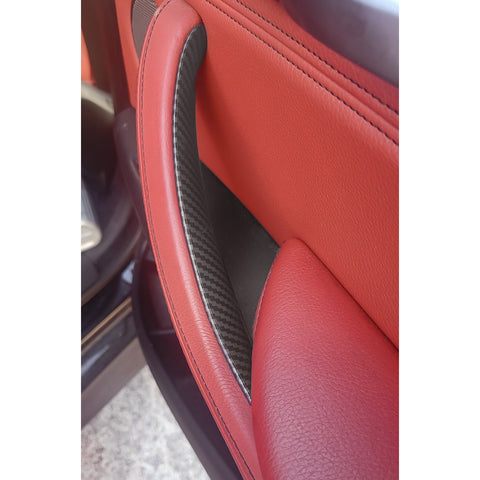 x xotic tech Door Pull Handle Cover Compatible with BMW X5 Series X5 Series F15/F85 2014-2018, BMW X6 Series F16/F86 2015-2018, Inner Passenger Right Side Door Handle Protective Cover