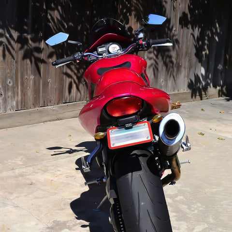 x xotic tech Motorcycle Silicone License Plate Frames, Motorbike License Plate Holder, Rust Proof, Rattle Proof, Weather Proof