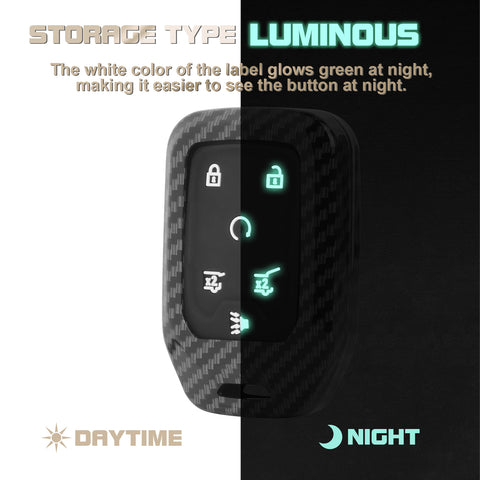 Car Key Fob Cover Shell Remote 6-Button For Chevrolet Suburban Tahoe GMC Terrain