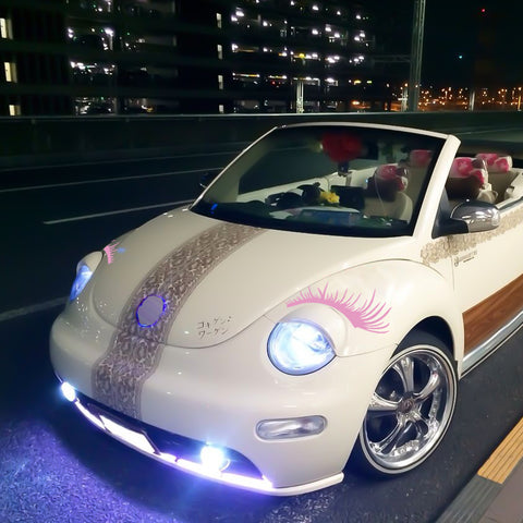 Xotic Tech CarLashes Car Headlight Eyelashes Stickers Fashion Fake Cute Decal Universal for Car Truck Headlamp Headlight