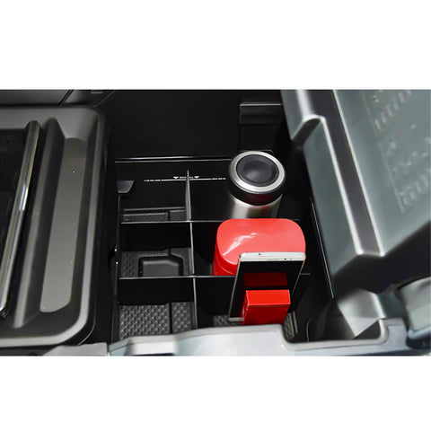 Rear Lower Center Console Organizer Divider Compatible with Dodge RAM 1500 2500 3500 2019-2023 (NOT for Classic, Longhorn, Limited, TRX)