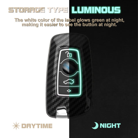 Silicone Button Cover Key Fob Holder Shell w/Key Ring For BMW 1 3 4 5 6 7 Series