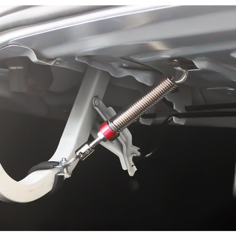 Flexible Adjustable Automatic Open Car Trunk Tail Boot Lid Lifting Spring Device Vehicle Auto Part Metal Silver Red 6''-9'' Fit Cars Without Hydraulic Rod Lifting Device
