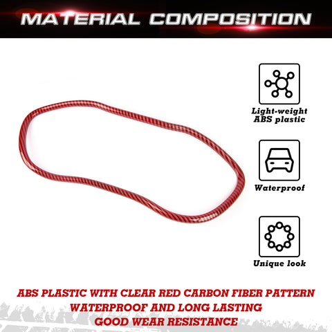 For Dodge Challenger 2015-up Dashboard Panel Display Frame Cover Trim