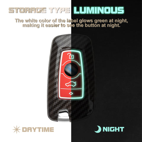 Silicone Button Cover Key Fob Holder Shell w/Key Ring For BMW 1 3 4 5 6 7 Series