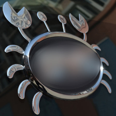 1pc x 3D Silver Chrome Devil Demon Sticker Decal Auto Car Emblem Decal Decoration