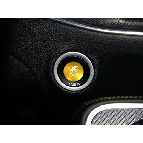 Alloy Engine Start Stop Push Button Cover For Dodge Charger Challenger 2010-2022