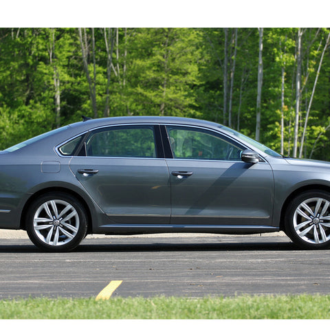 For Volkswagen Passat 2011-19 8PCS Black Pillar Posts Door Trim Piano Cover Kit