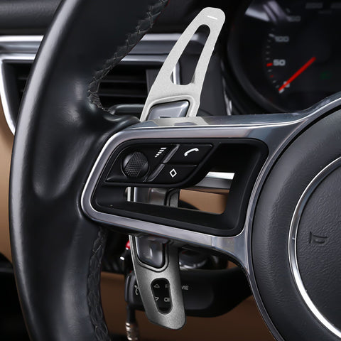 Red Aluminum Paddle Shifter Extension For Porsche Panamera Macan Cayenne 718 918