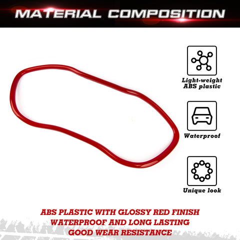 For Dodge Challenger 2015-up Dashboard Panel Display Frame Cover Trim