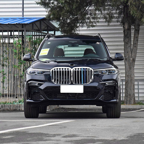Tri-Colored Front Center Kidney Grille Strips Clip Cover For BMW X7 G07 2019-22