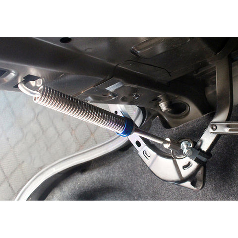 Flexible Adjustable Automatic Open Car Trunk Tail Boot Lid Lifting Spring Device Vehicle Auto Part Metal Silver Red 6''-9'' Fit Cars Without Hydraulic Rod Lifting Device
