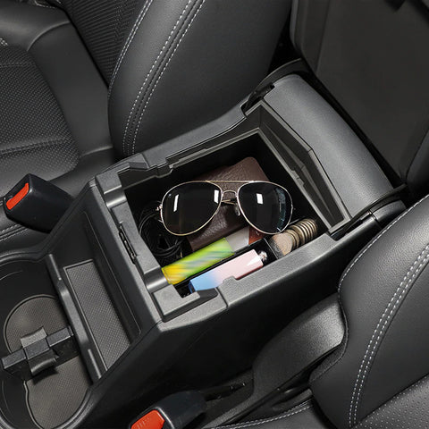 Armrest Box Insert Coin Holder Storage Organizer For Subaru Forester 2019-2023