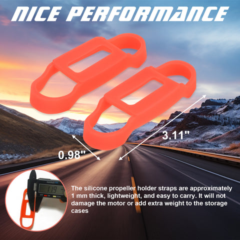 x xotic tech Propellers Holder Guard Prop Blade Stabilizer Compatible with DJI Mavic Mini 4K/Mavic Mini/Mini 2/Mini SE/Mini 2 SE, 2Pcs Propeller Guard Strap Protector