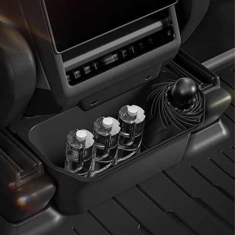 Rear Center Console Organizer Backseat Storage Box For Tesla Model Y Juniper 25+