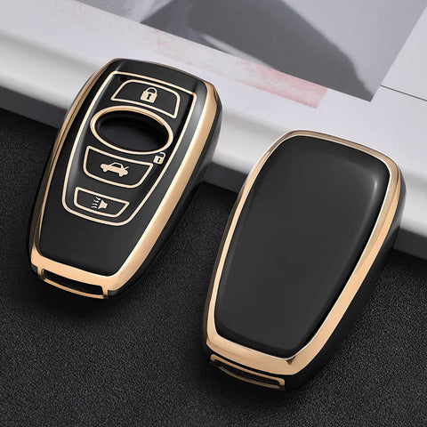 2X TPU Full Seal Keyless Key Fob Cover For Subaru Forester WRX 2016-UP