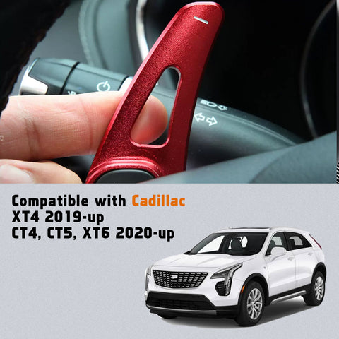 Paddle Shifter Extension Decor Cover Kit For Cadillac XT4 CT4 CT5 XT6 2020-up