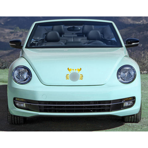 1pc x 3D Silver Chrome Devil Demon Sticker Decal Auto Car Emblem Decal Decoration