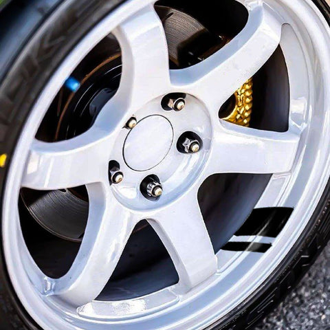 Universal For Auto Front Fender Hood + Rearview Mirror + Wheels Hub Rim Stickers