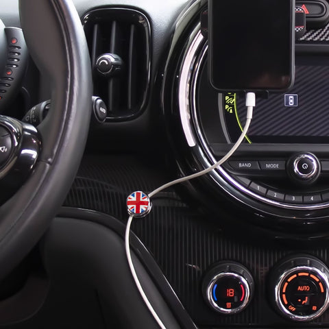 x xotic tech Hanger Stick on Car Dashboard Hook Holder Sticky Wall for Mask Key Fob USB Earphone Cable Sunglasses Compatible with Mini Cooper Accessories Universal (2 Pack, Union Jack Flag)