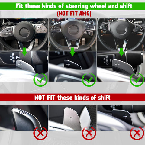 Paddle Shifter Extension For Mercedes Benz C E S GLA GLC Class