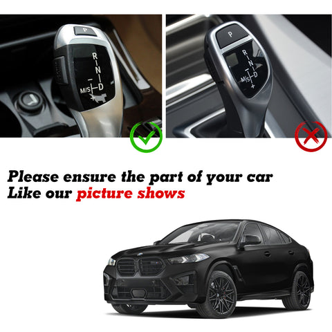 Gear Shift Knob Panel Button Cover Replacement For BMW 1 3 5 6 7 Series X1 X3