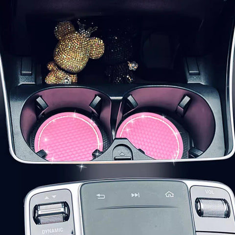 2.75 Inch Silicone Bling Car Cup Holder Insert Coaster Auto Interior Accessories