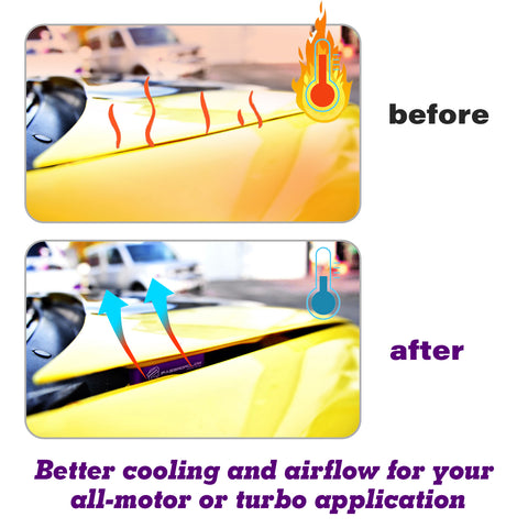 Car Fuel Oil Tank Cap+Hood Vent Spacer Risers For Honda Civic CRX Acura Integra