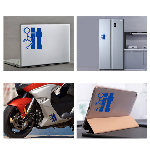 Xotic Tech F*ck-It Funny JDM Sticker Decal Vinyl Graphic for Cars Bumper Window Trucks Vans Walls Laptop 4" x 5"