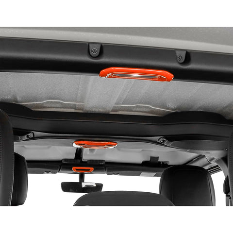 x xotic tech Dome Light Cover Trim Set Decoration Compatible with Jeep Wrangler JL JLU 2018-2023 & Gladiator JT 2020-2023 Interior Accessories(3Pcs)