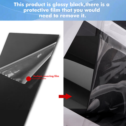 For Nissan Titan 2004-2015 6PCS Black Pillar Posts Door Trim Piano Cover Kit