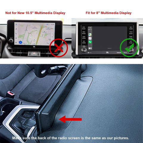 Center Console Dashboard Armrest Box Storage Organizer For Toyota RAV4 2019-2025