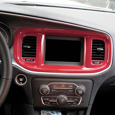 Dash Navigation Screen Air Vent Outlet Molding Cover For Dodge Charger 2015-23