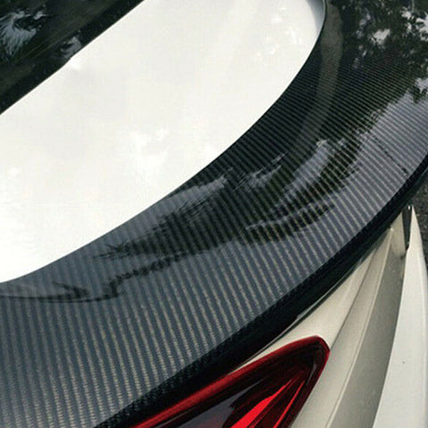 For Honda Civic 2016-2020 4DR JDM Style Carbon Fiber Rear Trunk Lip Wing Spoiler