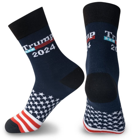 x xotic tech Trump 2024 Socks Men Women, Donald Trump President Unisex Funny Gift Socks Novelty Cotton Crew Socks MAGA Make America Great Again Sock American Flag Gag Gift
