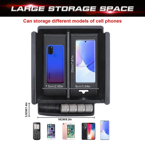 Center Console Insert Armrest Storage Box Full Size Tray For 4Runner 2010-2023