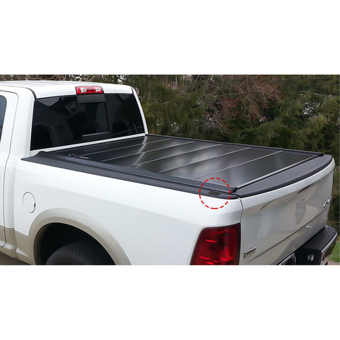 2pcs Rear Truck Tonneau Bed Rail Stake Pocket Covers Dodge Ram 1500 2500 2019-up