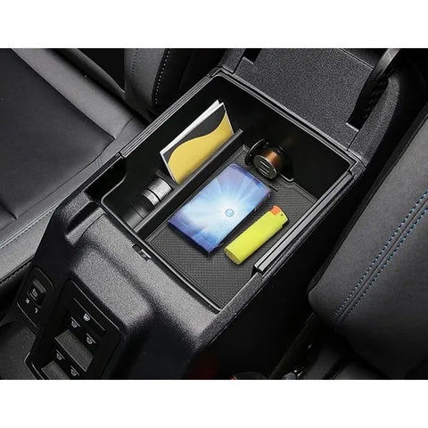 Center Console Organizer, Compatible with Ford Bronco 2021 2022 2023 2024 2/4-Door, Armrest Secondary Storage Box Insert Lower Tray Accessories (Not for Bronco Sport)