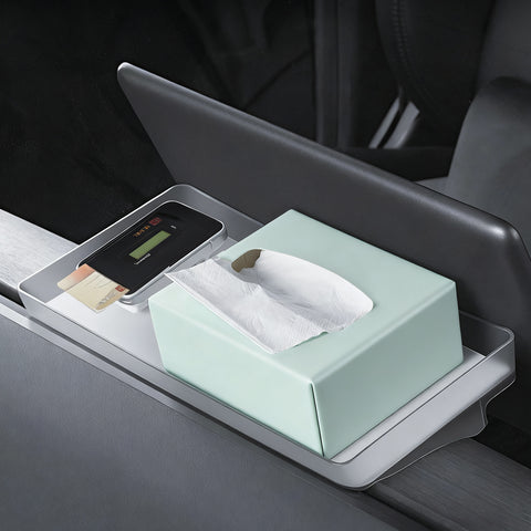 Center Console Organizer Dashboard Hidden Storage Tray Case for Tesla Model 3 Y