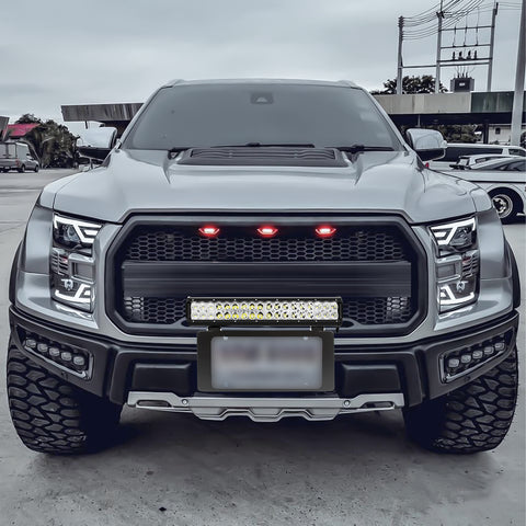 Bolt-on License Plate Mount Bracket Holder Light Bar For Ford F150 Raptor Bronco